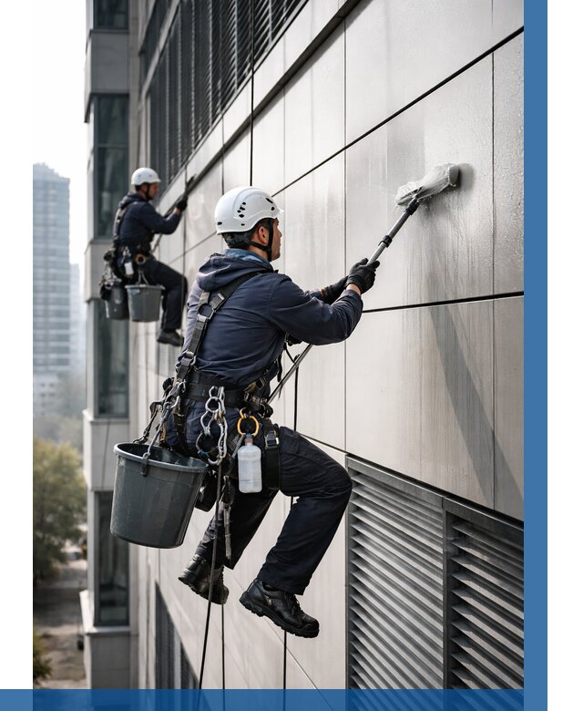 Мойка вентилируемого фасада в Магадане от 256 р. | ВЫСОТНИК-Мгд