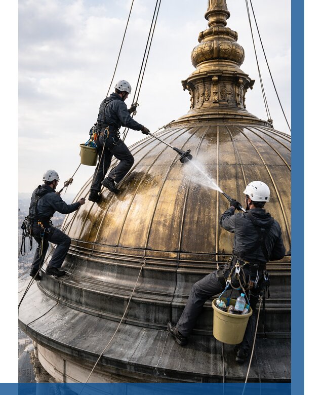 Мойка куполов и шпилей в Магадане от 8178 р. - заказать | ВЫСОТНИК-Мгд