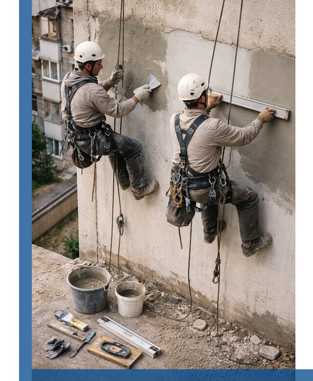 Комплексный ремонт штукатурного фасада с гарантией в Магадане