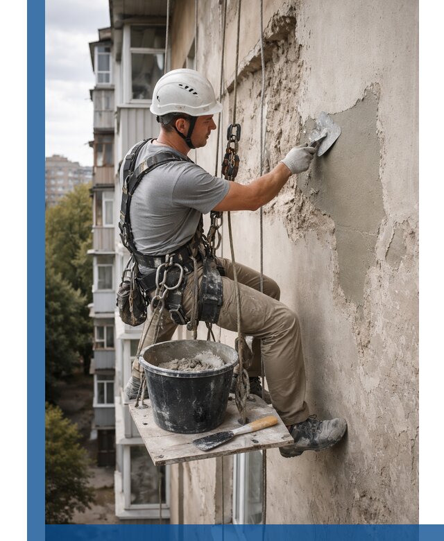 Восстановление фасадной штукатурки в Магадане с гарантией качества