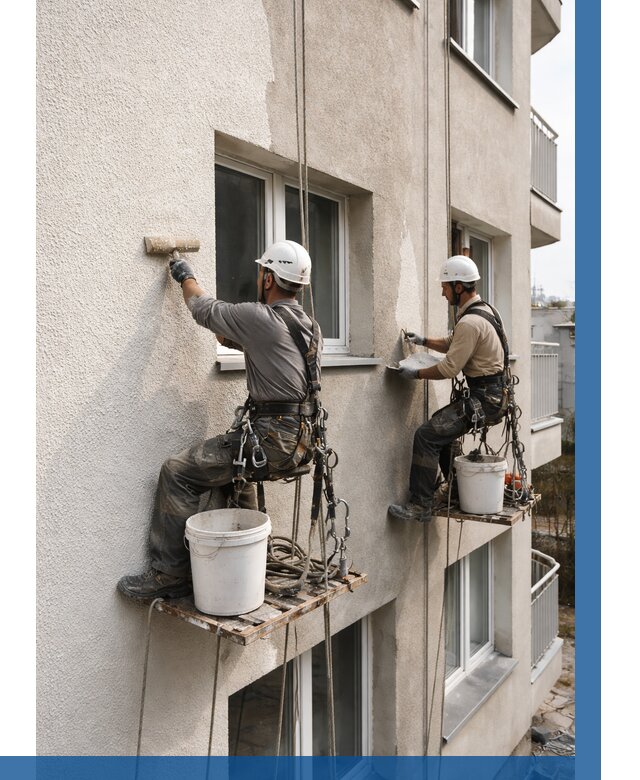 Нанесение короеда на фасад в Магадане от 460 р. | ВЫСОТНИК-Мгд