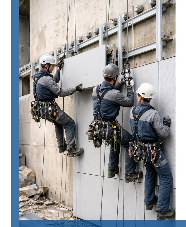 Монтаж вентилируемого фасада в Магадане под ключ с гарантией качества