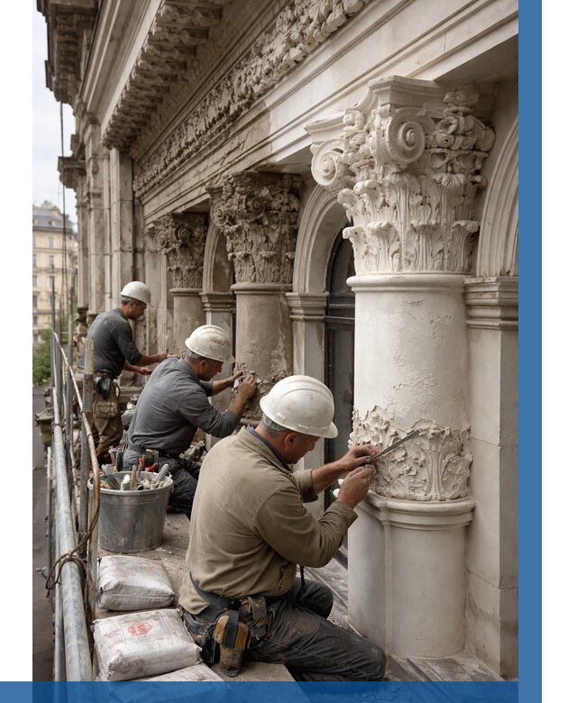 Реставрация фасадной лепнины в Магадане от 2556 р. | ВЫСОТНИК-Мгд