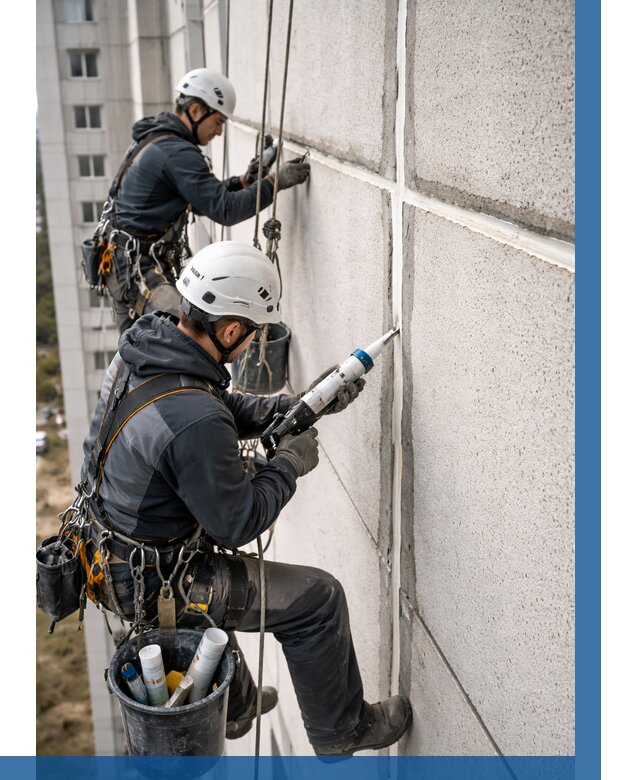 Герметизация межпанельных швов в Магадане от 716 р. | ВЫСОТНИК-Мгд