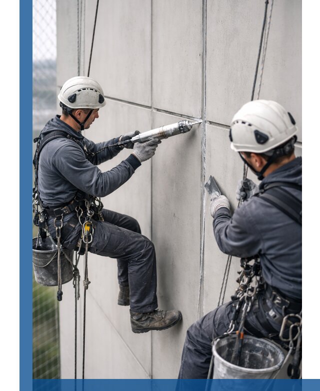 Первичная герметизация швов фасадов и кровель в Магадане