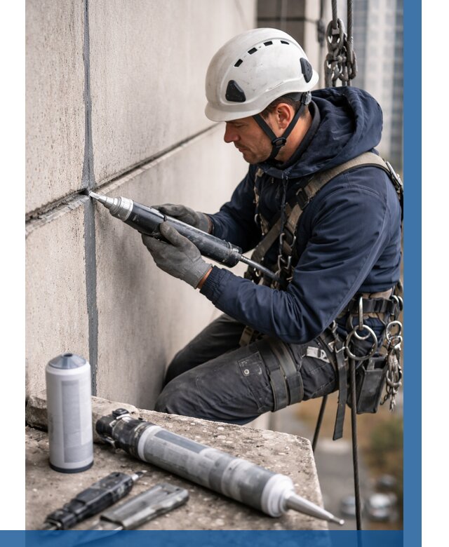 Вторичная герметизация швов в Магадане от 460 р. | ВЫСОТНИК-Мгд