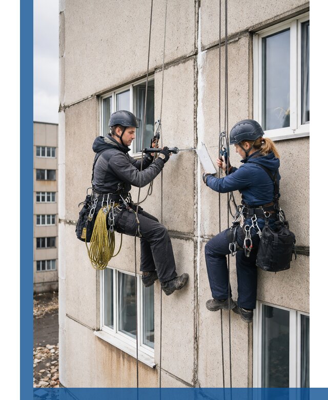 Герметизация межпанельных швов тёплым швом в Магадане