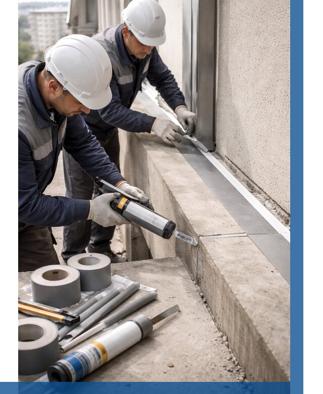 Герметизация примыкания балкона в Магадане от 4600 р. | ВЫСОТНИК-Мгд