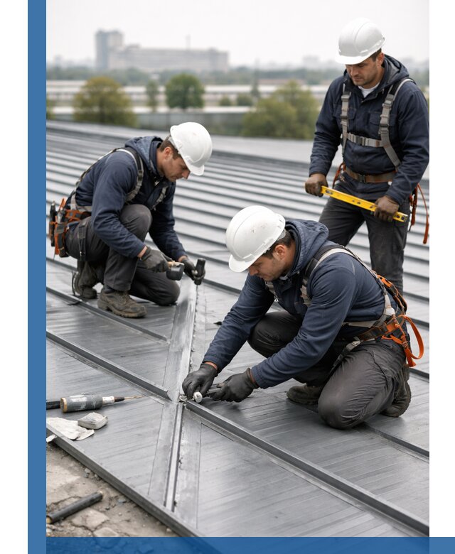 Ремонт фальцевой кровли в Магадане срочно и качественно