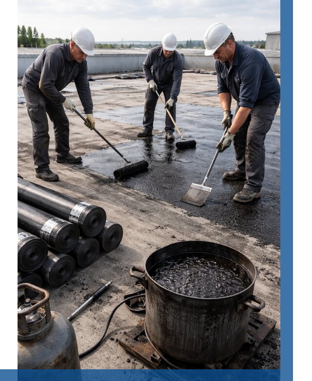 Гидроизоляция кровли мастикой в Магадане от 613 р. | ВЫСОТНИК-Мгд