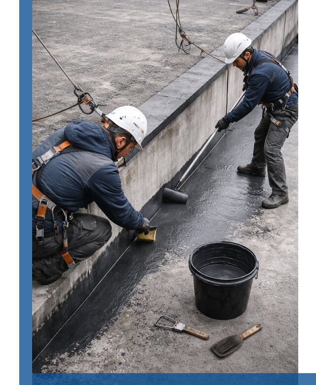 Гидроизоляция кровли жидкой резиной профессионально в Магадане