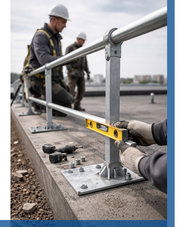 Монтаж кровельного ограждения в Магадане от 1227 р. | ВЫСОТНИК-Мгд