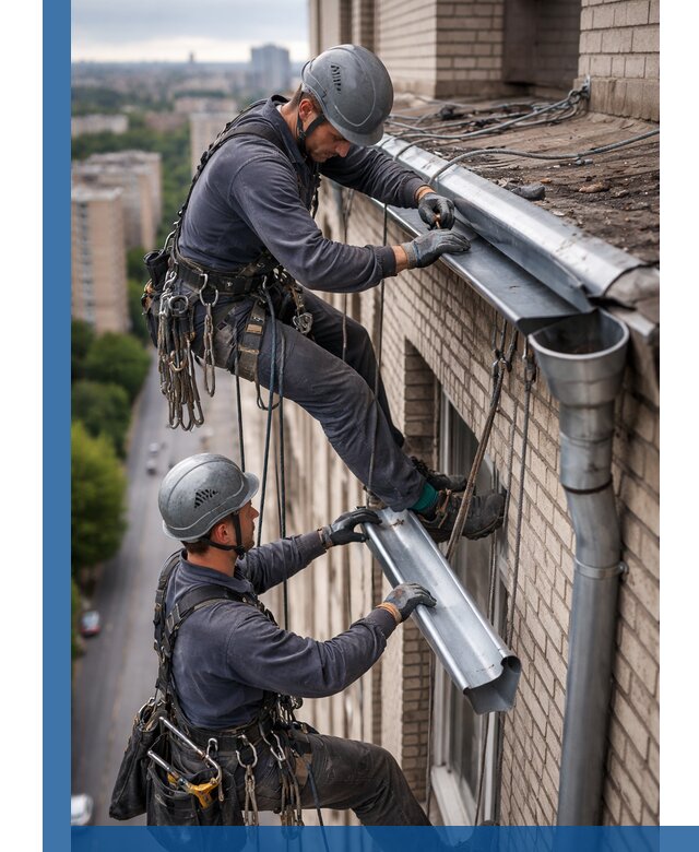 Ремонт водосточных желобов в Магадане, быстро и качественно