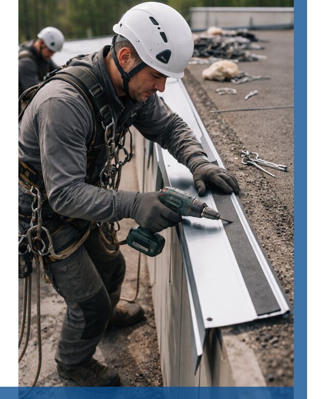 Монтаж капельника на кровле в Магадане от 307 р. | ВЫСОТНИК-Мгд