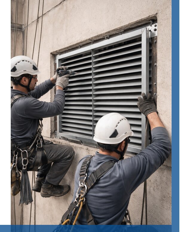 Монтаж вентиляционных решеток в Магадане от 4600 р. | ВЫСОТНИК-Мгд