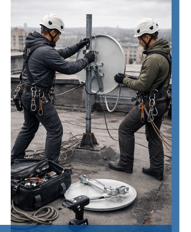 Демонтаж антенн на крыше в Магадане от 4600 р. | ВЫСОТНИК-Мгд