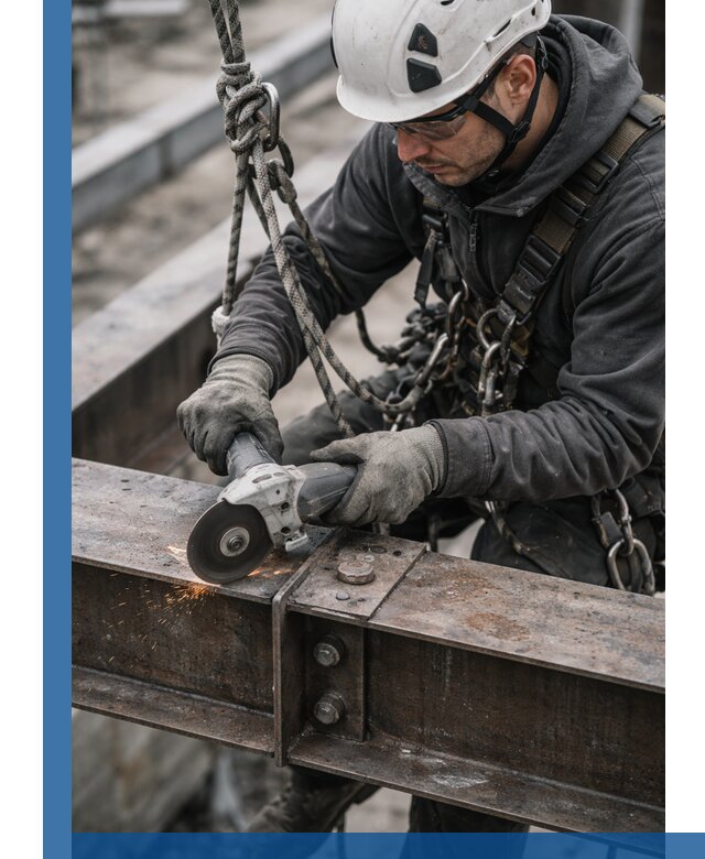 Резка металла на высоте в Магадане для зданий и конструкций