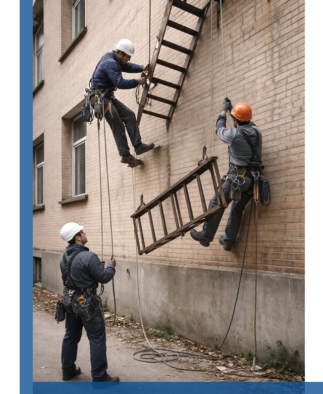 Демонтаж пожарной лестницы в Магадане быстро и безопасно