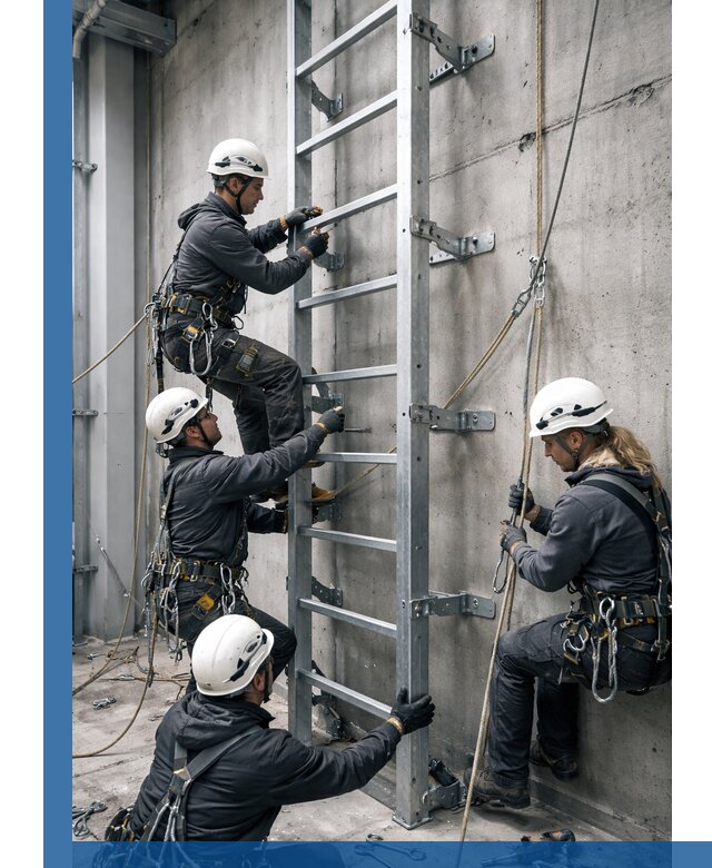 Монтаж металлических лестниц в Магадане под ключ со гарантией