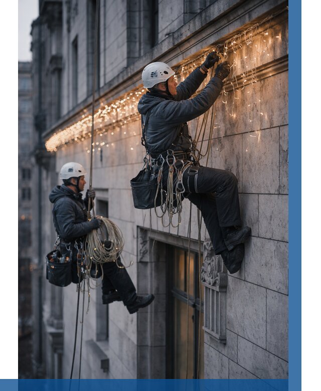 Монтаж новогодней иллюминации в Магадане от 8690 р. | ВЫСОТНИК-Мгд