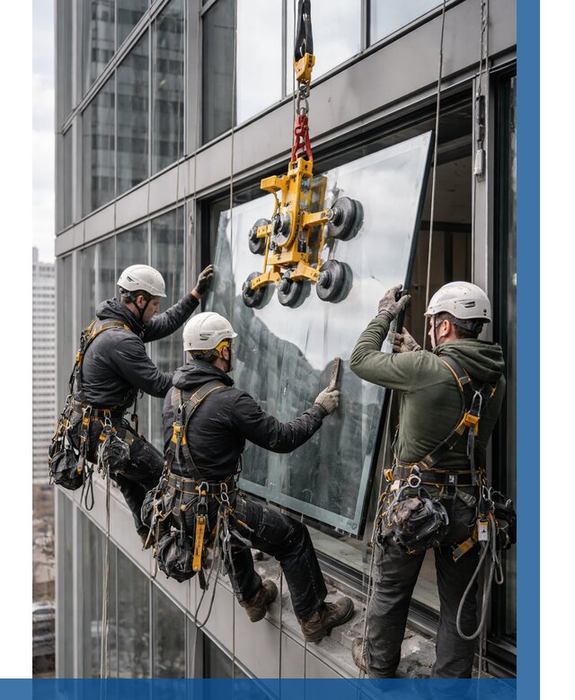 Фасадное остекление зданий под ключ в Магадане от 10223 р. | ВЫСОТНИК-Мгд