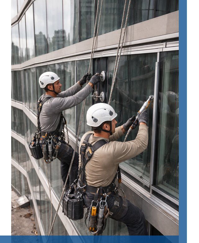 Радиусное остекление фасада в Магадане от 12268 р. | ВЫСОТНИК-Мгд