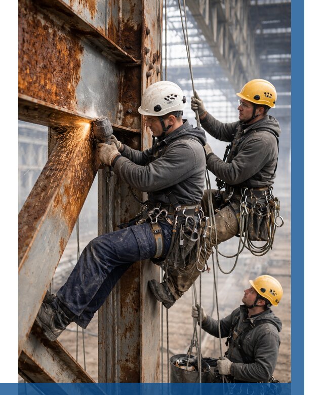 Зачистка металла от ржавчины в Магадане от 358 р. | ВЫСОТНИК-Мгд