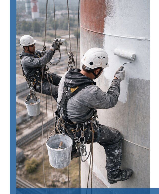 Покраска дымовых труб в Магадане: антикоррозийная защита и восстановление
