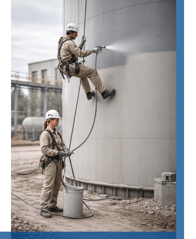 Покраска резервуаров в Магадане от 1227 р. | ВЫСОТНИК-Мгд — заказать