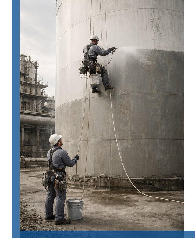 Покраска стальных резервуаров и емкостей в Магадане профессионально