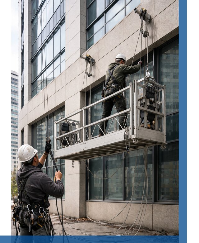 Монтаж и подъем фасадной люльки в Магадане от 12268 р. | ВЫСОТНИК-Мгд