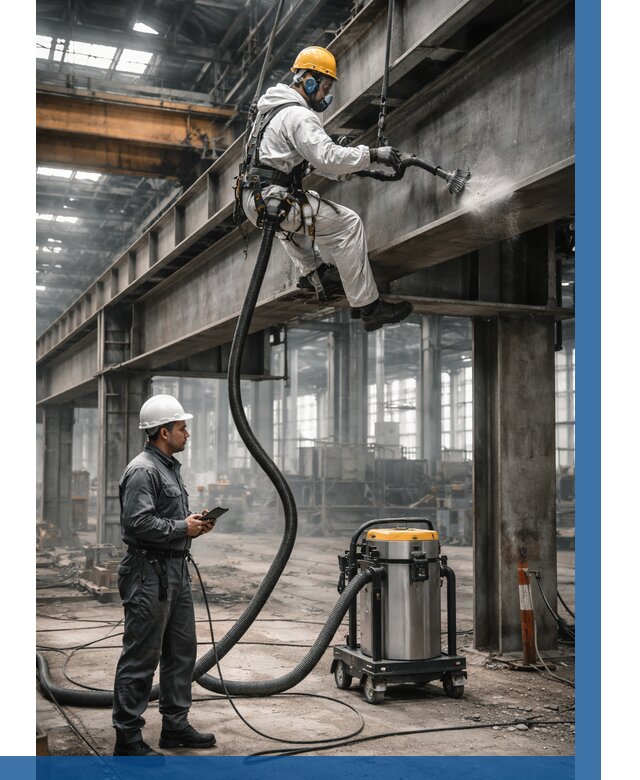 Обеспыливание конструкций в цехе в Магадане от 4294 р. | ВЫСОТНИК-Мгд