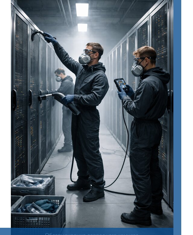 Обеспыливание серверной комнаты в Магадане от 4600 р. | ВЫСОТНИК-Мгд