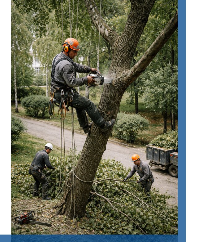 Кронирование деревьев в Магадане от 6645 р. | ВЫСОТНИК-Мгд