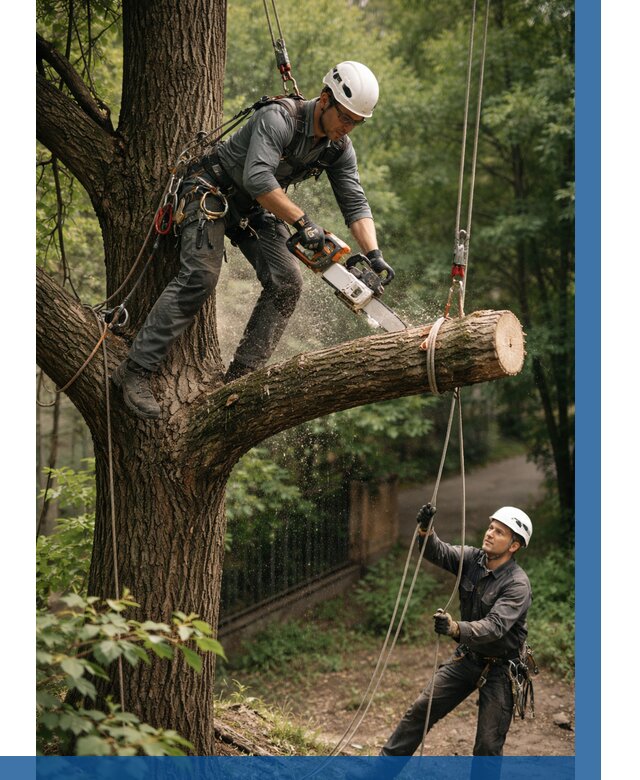 Спил деревьев альпинистами в Магадане от 8178 р. | ВЫСОТНИК-Мгд