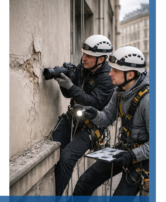 Фотофиксация дефектов фасада в Магадане от 4600 р. | ВЫСОТНИК-Мгд