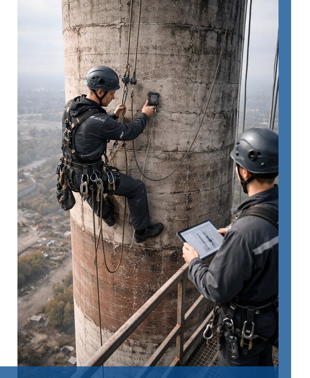Обследование дымовой трубы в Магадане от 8178 р. | ВЫСОТНИК-Мгд
