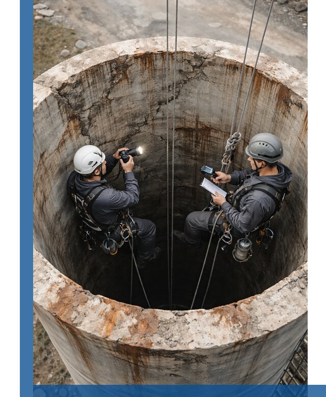 Обследование дымовой трубы: диагностика и оценка состояния в Магадане