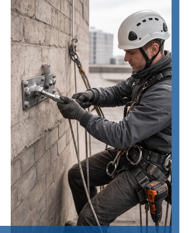 Установка анкерных точек в Магадане от 3578 р. | ВЫСОТНИК-Мгд