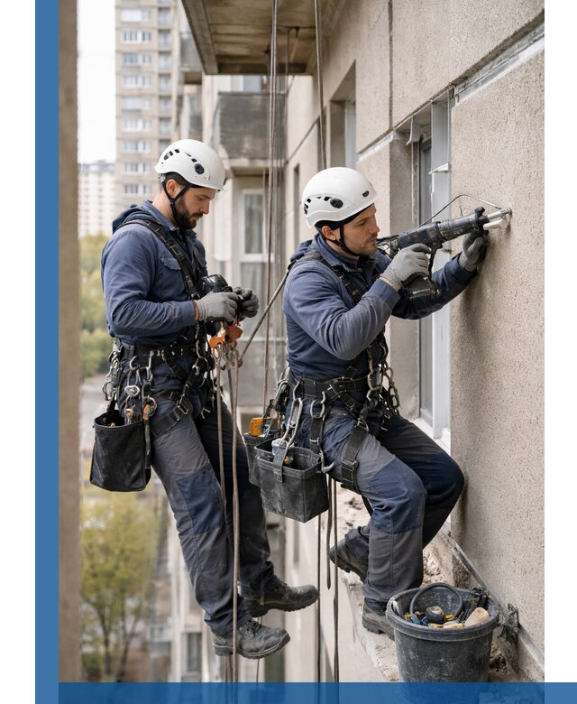 Промышленные альпинисты высотные работы и монтаж в Магадане